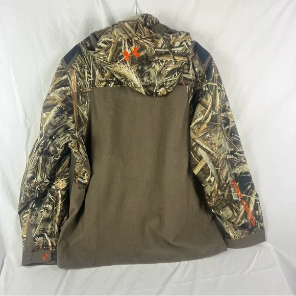 Under Armour Storm3 Cold Gear Realtree MAX-5Camo Half Zip Jacket Pullover - Picture 12 of 16